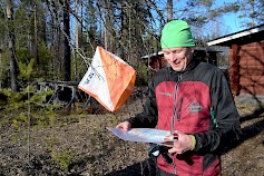 Kuortaneen Kunnon suunnistusjaoston puheenjohtaja ja Epsun sihteeri Antti Lassila kävi viime torstaina kiertämässä pisimmän tarjolla olleen 8,4 kilometrin omatoimiradan Kunto-Kympin maastossa.