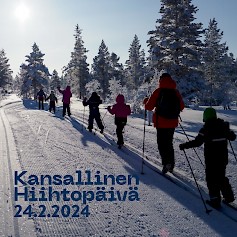 Kansallisena hiihtopäivänä laduilla on tilaa kaikenikäisille hiihtäjille.
