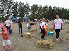 Lasten maatalousnäyttelyssä on monia tapahtumakohteita.