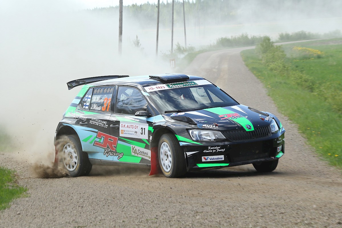 Rallin SM-sarjan SM1 -luokan kakkostilalta Pohjanmaa Ralliin starttaava Marko Mänty uskoo voittoon kun erikoiskokeet ajetaan isoilla vaihteilla. Kuva: Jarno Saari