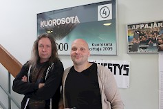 Timo Kotipelto ja Anssi Kuusela ovat valmiina tulevaan rockleiriin, jonka mahdollisti vuonna 2009 tullut Kuorosodan voitto.