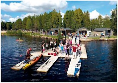 Kyrönjoen Koskihäjyt toteutti Kyrkösjärven melontaelämyshankkeen. Kuva Jukka Kuusisto.