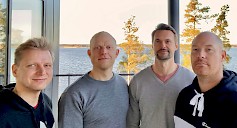 Tommi Pärmäkoski, Pekka Koskela, Jaakko Ojaniemi ja Mika Horttanainen.