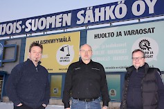 Hannu Kyntäjä, Juha Lounatvuori ja Marko Pienimäki ovat asialla, jotta lämpöpumput toimivat kiinteistöissä optimaalisesti.
