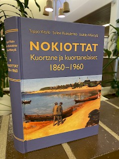 Nokiottat -pitäjänhistoriankirja on nyt kansalaisten luettavissa. Kuva Kuortaneen kunta.