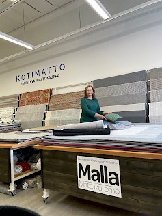 Maria Viita-aho-Tohni lupaa asiakkaille asiantuntevaa palvelua.
