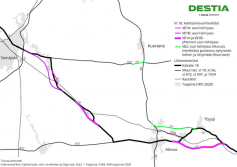 Valtatie 18 Seinäjoki - Alavus väliset linjausvaihtoehdot