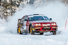 Juha-Mikael Hannula ja kartturi Elmeri Pentinmäki avaavat F-cup rallisarjan nyt viikonloppuna Imatralla. (Kuva: Veeti Kettunen / Kuvausteam KK.)