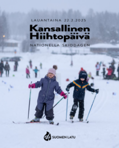 Kansallisen hiihtopäivän laduille ja muille ulkoliikunnan suorituspaikoille toivotaan mahdollisimman runsaasti liikkujia perheen pienimmistä ikääntyviin henkilöihin ja kaikkia ikäryhmiä heidän väliltään. Kuva Suomen Ladun arkisto.