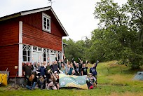 Luontoliiton leiriläiset Getskärin saarella. Kuva: Tuuli Hongisto, Luontoliitto.