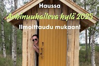 Arkinuukaileva kylä 2025 -mainoskuva, kuvaaja Tuire Kettunen.