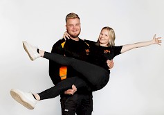 Ville Kräkin ja Maarit Pellikka.