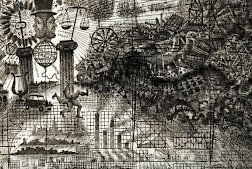 Kuva: Osa Simo Hannulan teoksesta "Ennus". Etlan tilaama originaaliteos vuodelta 1989. Ennus on myös Etlan juhlavuoden 2026 merkkiteos ja teoksen visuaalisuus näkyy monin tavoin ensi vuoden aikana.