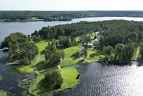 Lappajärven golfkenttä sijaitsee Euroopan suurimman kraatterijärven rantamaisemissa.