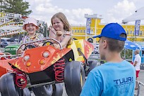 Miljoona Tivoli, maailman suurin lapsille ilmainen huvipuisto kieputtaa kaikenikäisiä 9.8.2026 asti.