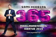 Sami Hedberg yrittää ennätystä, 365 keikkaa vuoden aikana.