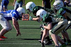 Crocodilesin U13-joukkue pelaa seitsemällä pelaajalla seitsemää vastaa, joten pelikirjasta löytyy jo paljon eri vaihtoehtoja. Kuva: Jussi Mustikkamaa