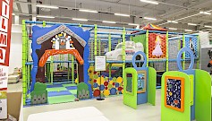 Tavarapuodissa on 3-10-vuotiaille lapsille tarkoitettu uusi, upea 80 m² seikkailurata.