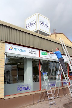 Forum palvelee yrittäjiä Kurikan keskustassa.