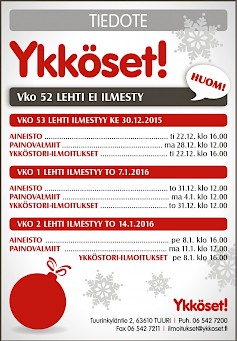 Ykköset! ilmestymispäivät