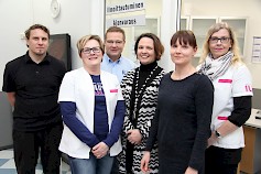 Lääkäriasema ILOn Tuurin toimipaikassa asiakkaita palvelevat Petri Hella, Kirsi ja Juha Uusimäki, Niina Köykkä, Riikka Saarimäki ja Päivi Myllymäki.